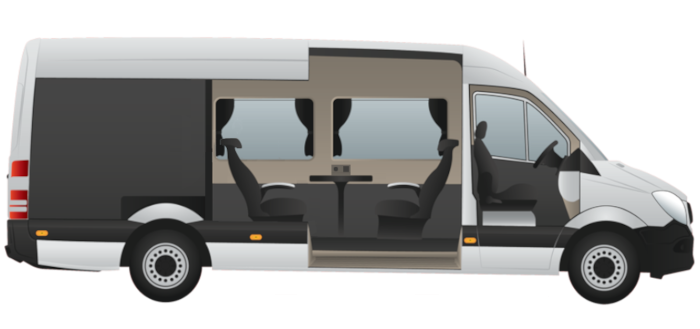 9 Seat Luxury Sprinter Crew Carrier